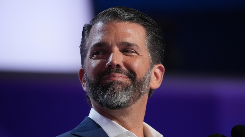 Donald Trump Jr. smiling at the RNC