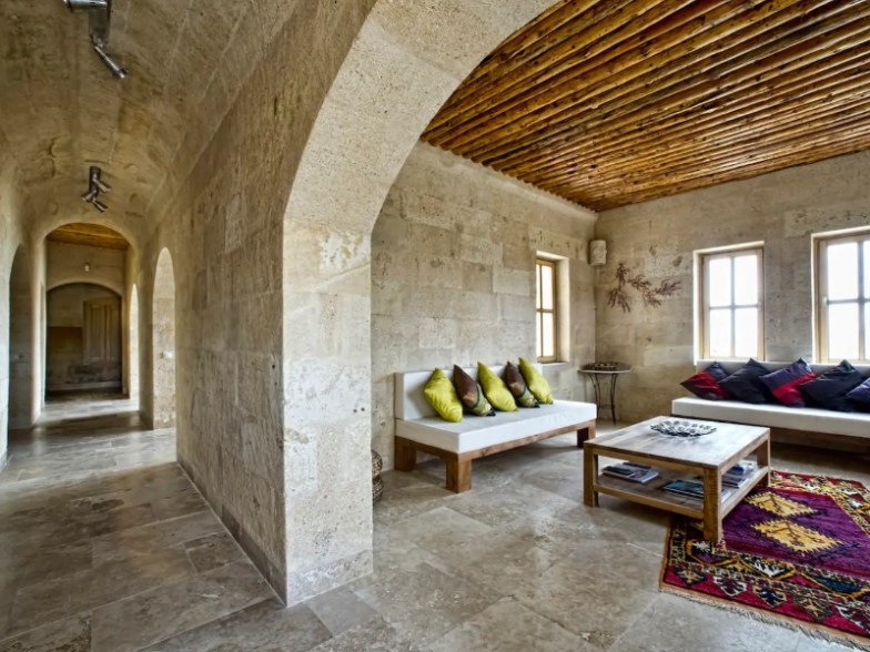 Living room at the Art Residence, Cappadocia, Turkey