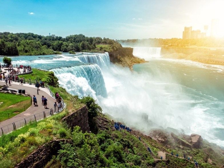 The American side of Niagara Falls