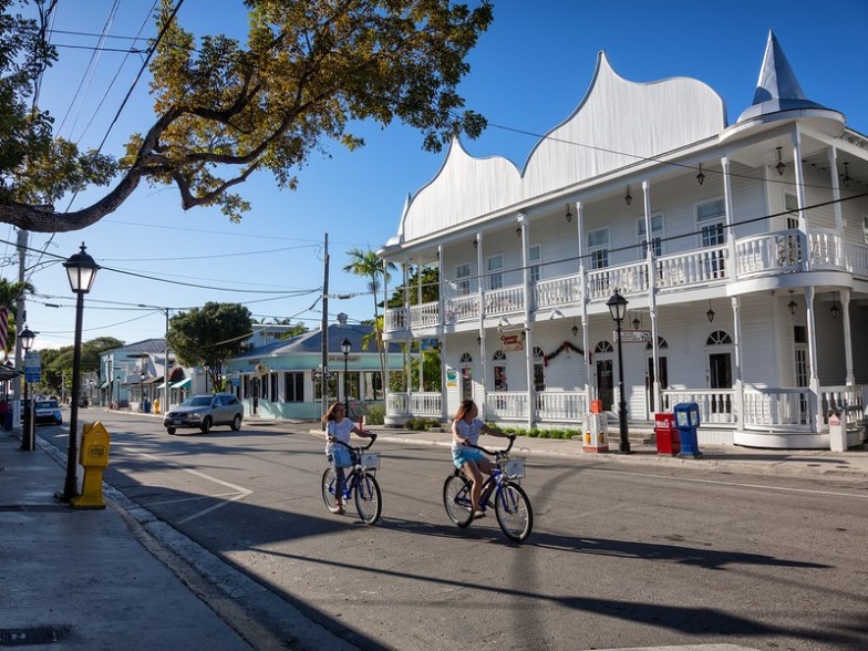 Popular Duval Street in Key West is full of shops, restaurants and nightlife.