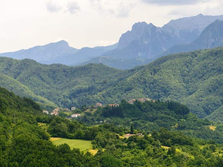 Mountains near Garfagnana 