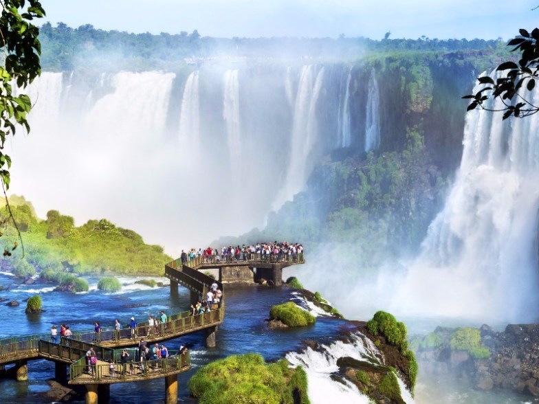 Iguazu Falls, one of the most popular attractions in Argentina