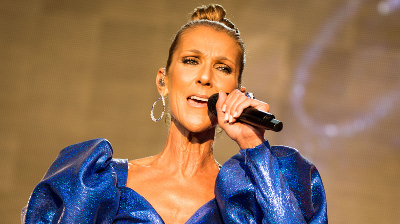 Celine Dion singing