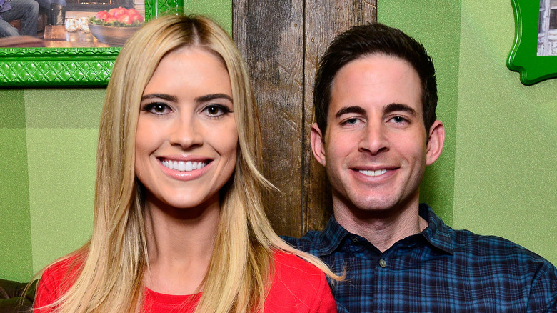 Christina and Tarek El Moussa smiling