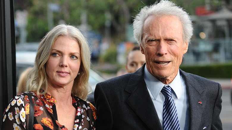 Clint Eastwood and Christina Sandera at event