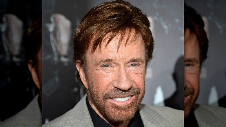 Chuck Norris smiling