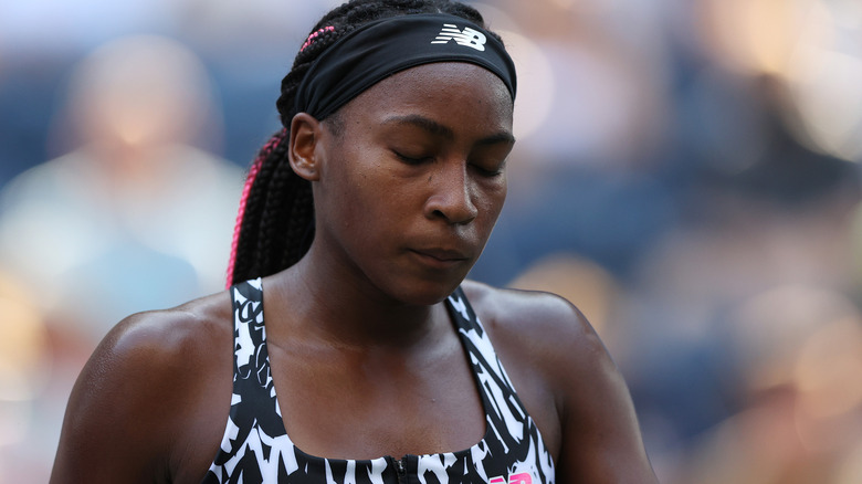 Coco Gauff disappointed