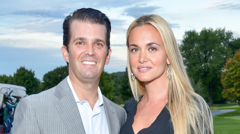 Vanessa and Donald Trump Jr. pose together