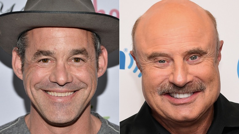 Nicholas Brendon, left, and Dr. Phil, right