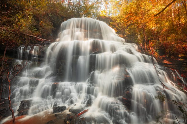 Yellow Branch Falls in Walhalla, South Carolina,