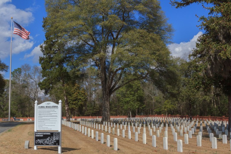 The National Cemetery in Florence, South Carolina