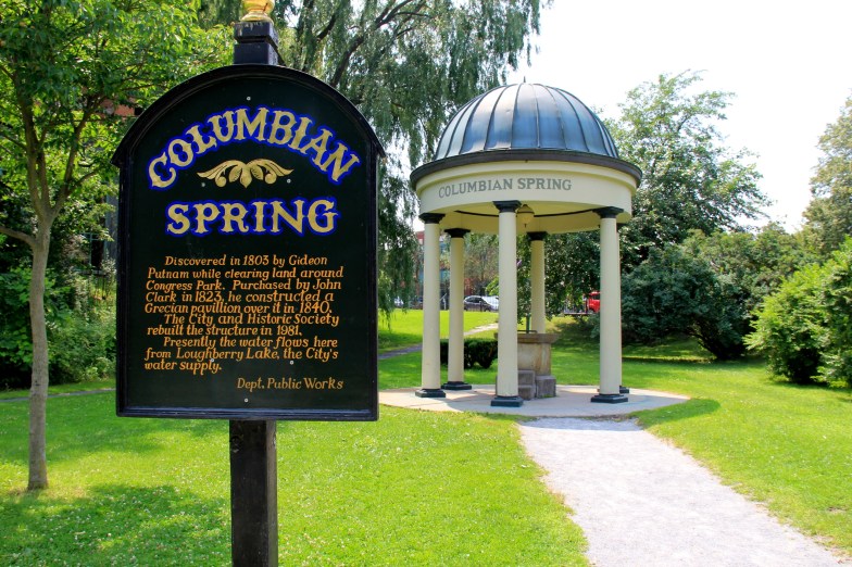 Historic Columbia Spring, Saratoga Springs, New York