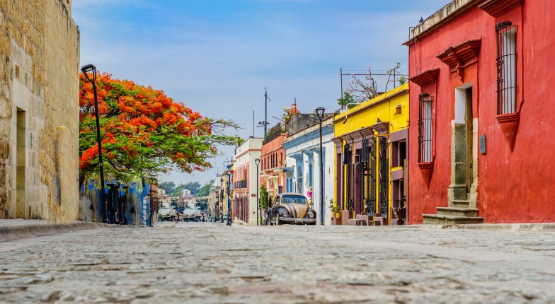 Oaxaca city in Mexico