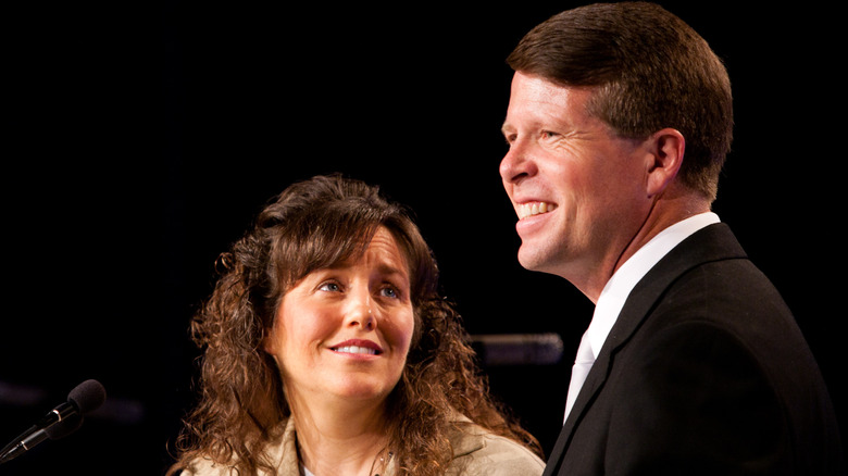 Michelle and Jim Bob Duggar at an event 