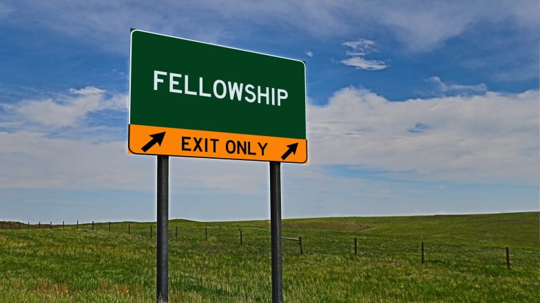 Travel Fellowship Road Sign