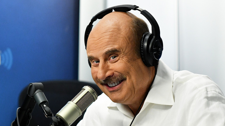 Dr. Phil gives an interview at SiriusXM Studios