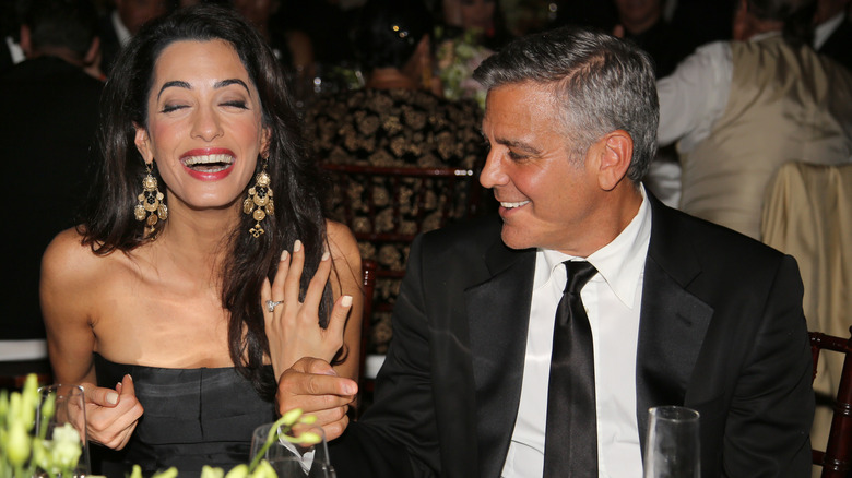 Amal and George Clooney