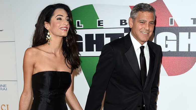 Amal and George Clooney