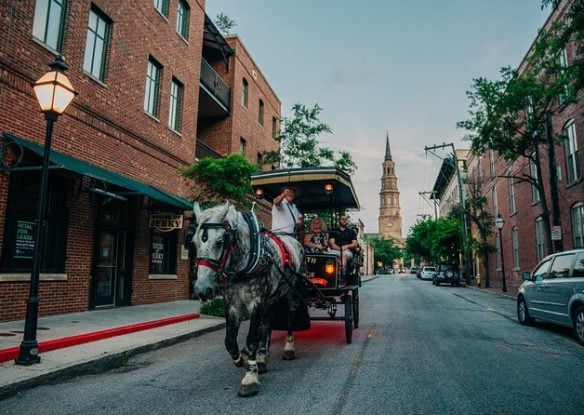 Carriage ride in Charleston