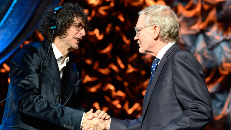 Howard Stern and David Letterman