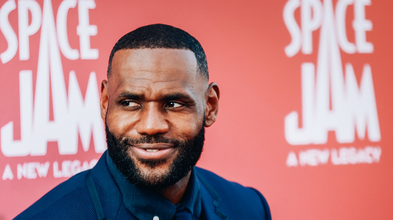 LeBron James at Space Jam: A New Legacy premiere