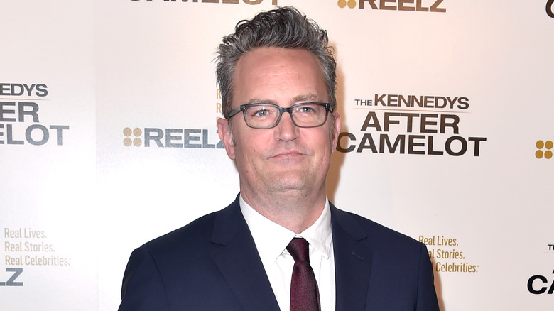 Matthew Perry smiling