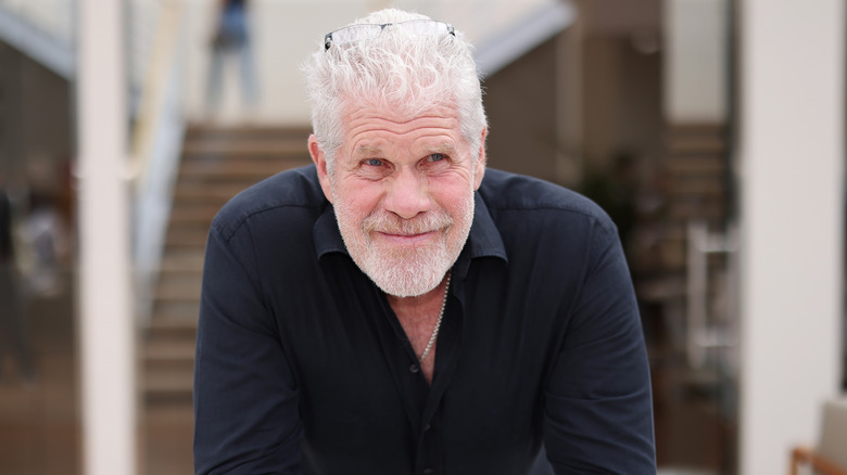 Ron Perlman smiling