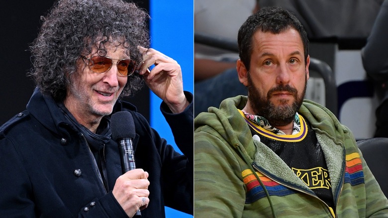 Howard Stern and Adam Sandler