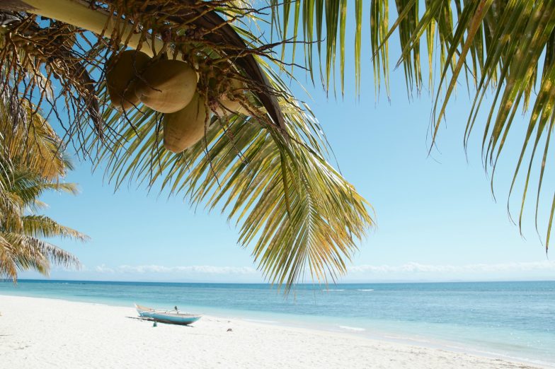 White sand beaches and palm trees await at Nosy Baraha