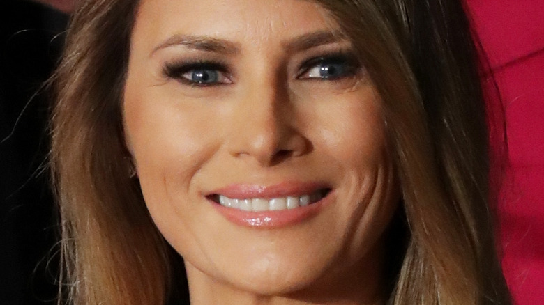 Melania Trump smiling