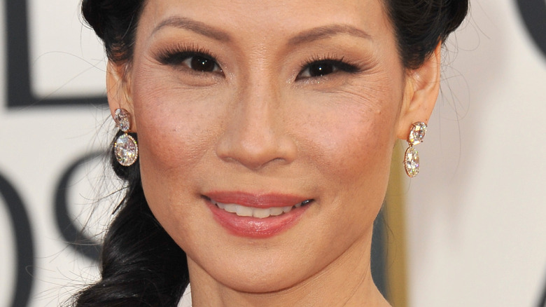 Lucy Liu smiling