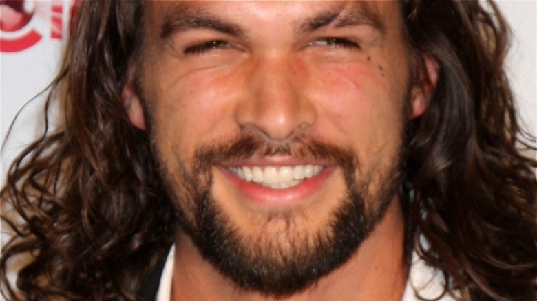 Jason Momoa smiling