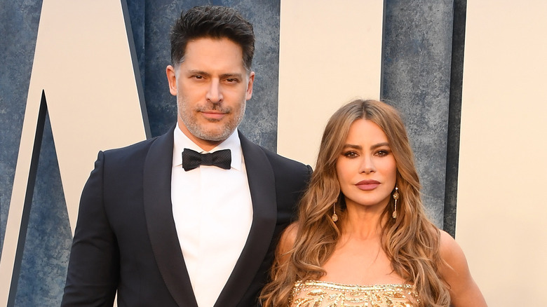 Sofia Vergara and Joe Manganiello at Oscar party 2023