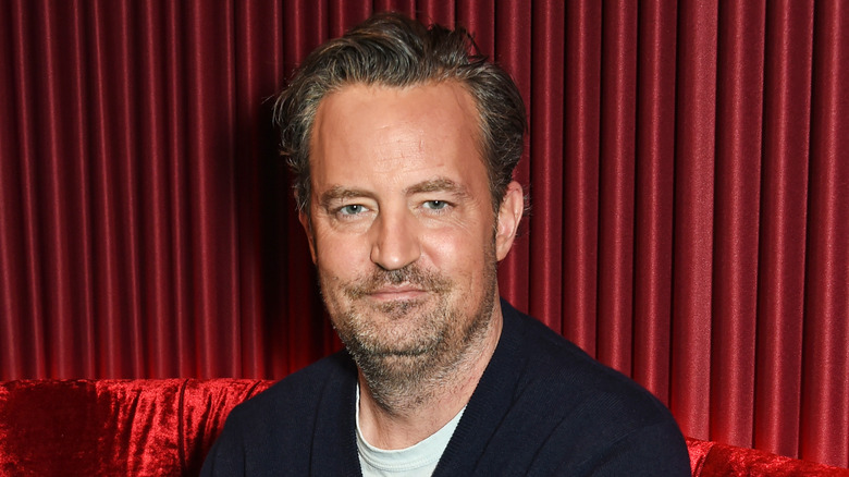 Matthew Perry smiling