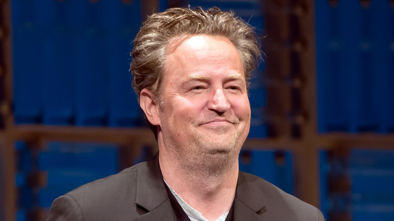 Matthew Perry smiling