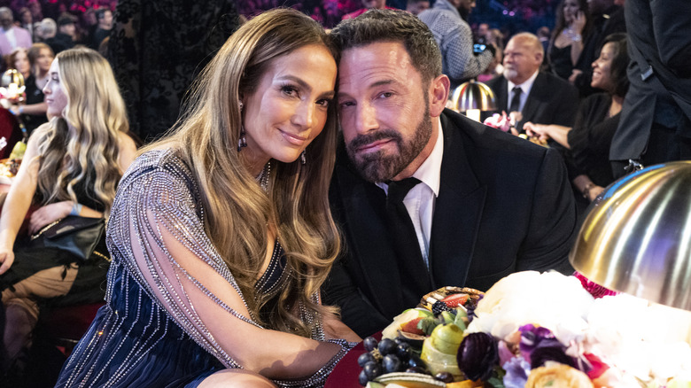 Jennifer Lopez and Ben Affleck hugging