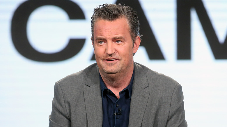 Matthew Perry smiling