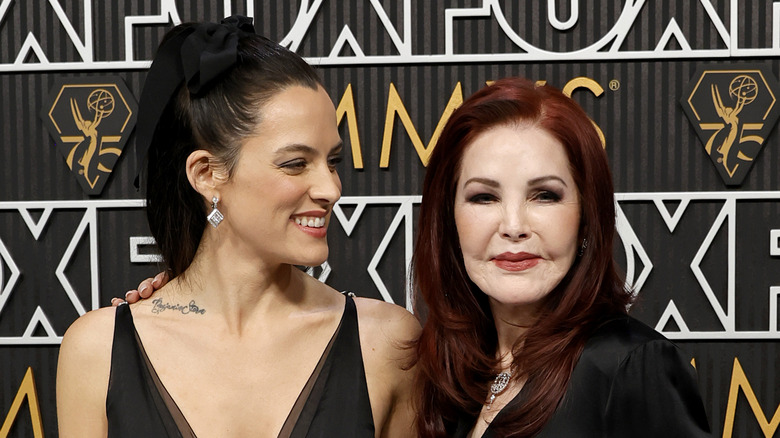 Riley Keough and Priscilla Presley 