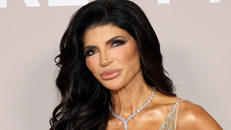 Teresa Giudice smirking