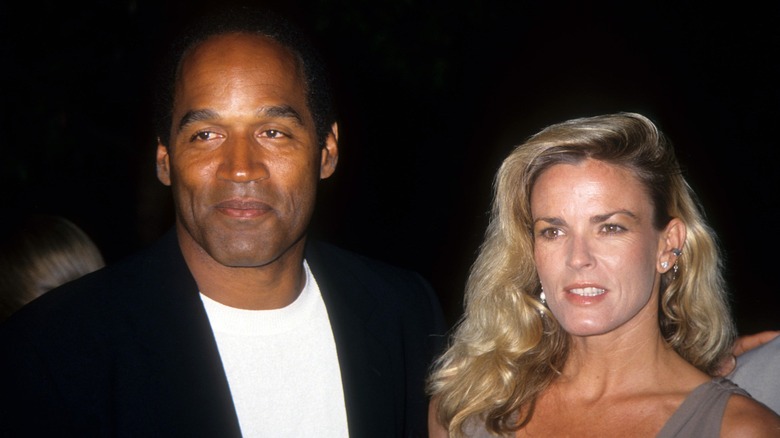 O.J. Simpson smiling, Nicole Brown blonde hair