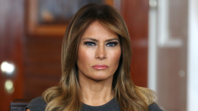 Melania Trump with brown hair