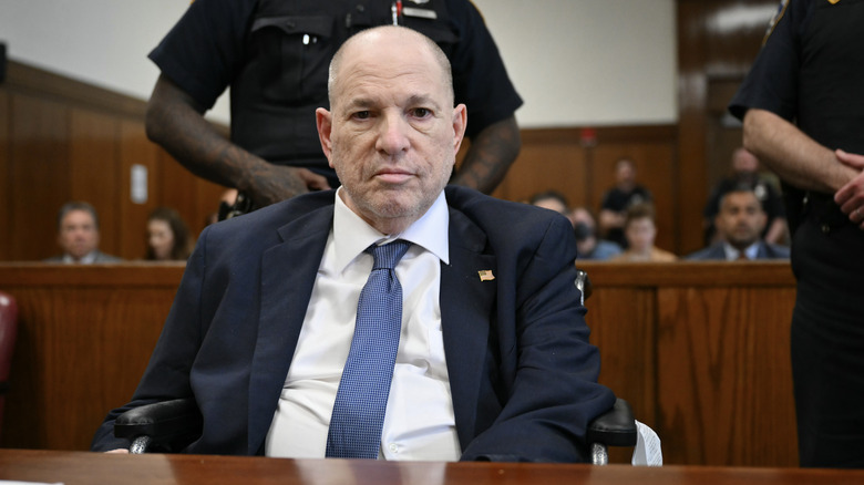 Harvey Weinstein in court