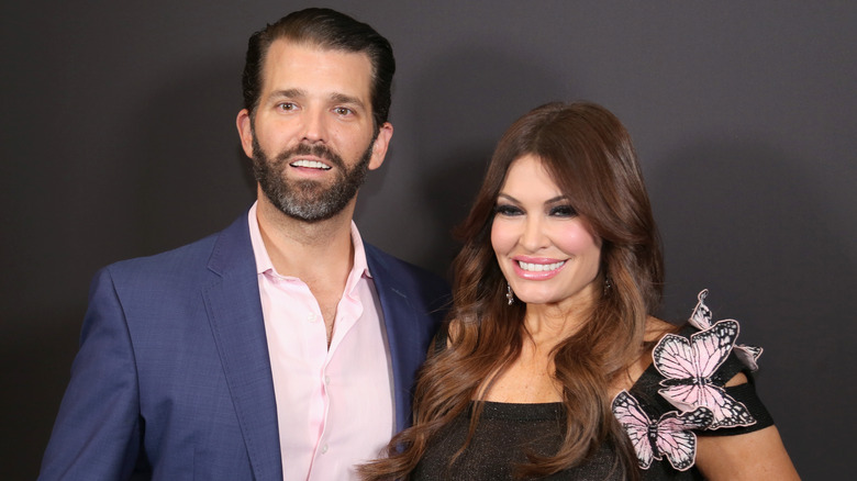 Donald Trump Jr. and Kimberly Guilfoyle posing