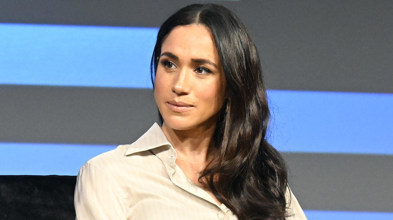 Meghan Markle hair down