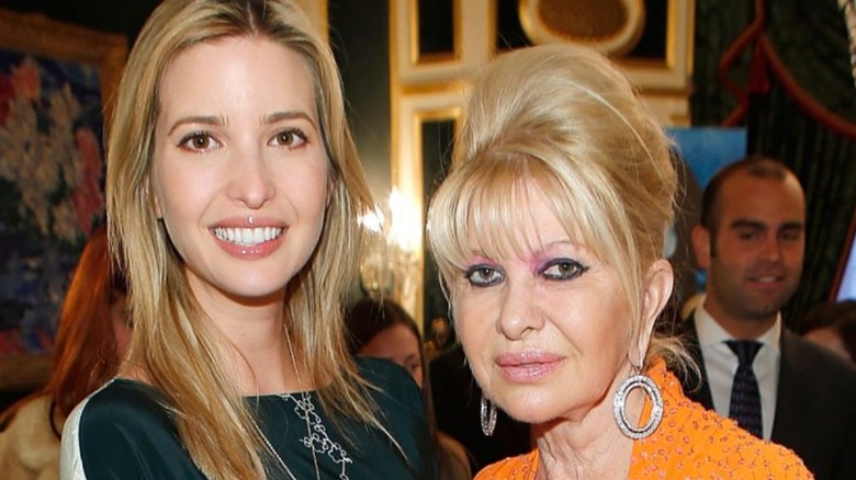 Ivanka Trump smiling Ivana Trump