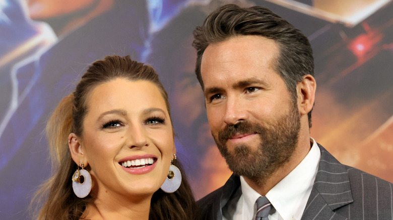 Blake Lively and Ryan Reynolds pose