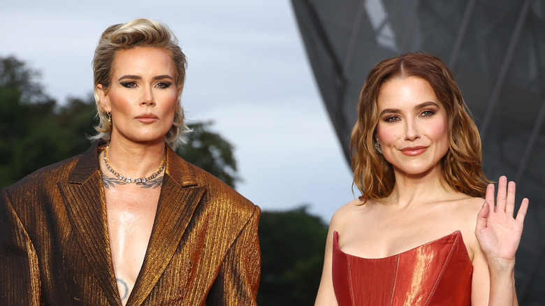 Ashlyn Harris and Sophia Bush posing