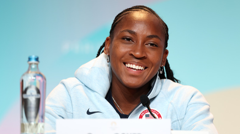 Coco Gauff smiling