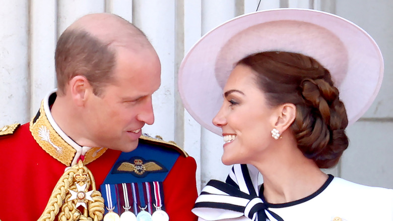 Prince William and Kate Middleton smiling