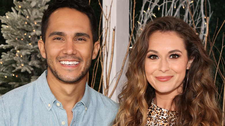 Carlos and Alexa PenaVega smiling